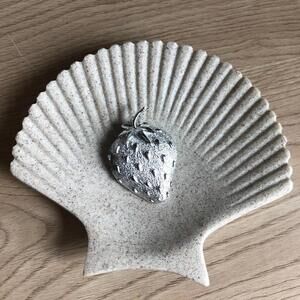 1980s Vintage Sarah Coventry Silver Strawberry Pin - Fun Fruit Brooch